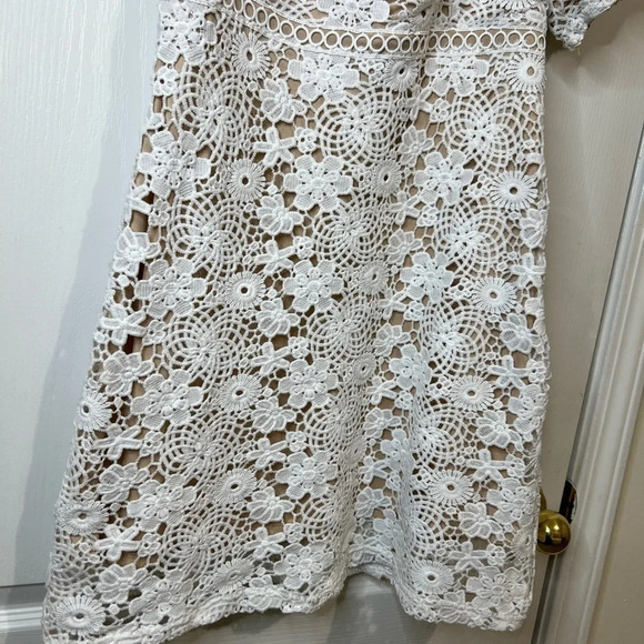 Lush Clothing Lush Puff Sleeve Crochet Lace Mini Dress
White Size M - Picture 11 of 14